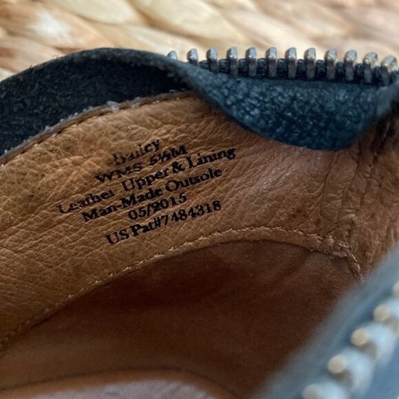 Kenneth Cole Gentle Souls Bailey Black Leather Cut Out Bootie Grunge Streetwear - Picture 12 of 14